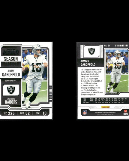 2023 Panini Contenders Football Lot (23) Stars, RCs, Inserts, Parallels