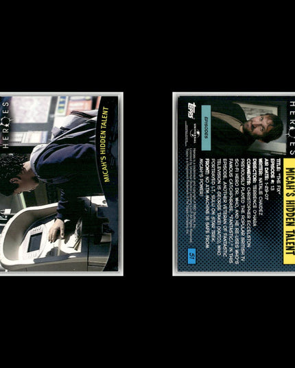 Heroes TV Show Trading Card Lot (27) – Topps 2007 Scenes, Characters