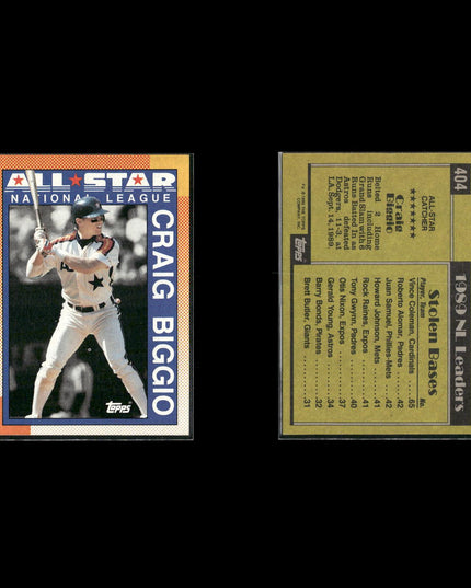 Craig Biggio 12-Card Lot Houston Astros HOF 3,000 Hits Legend