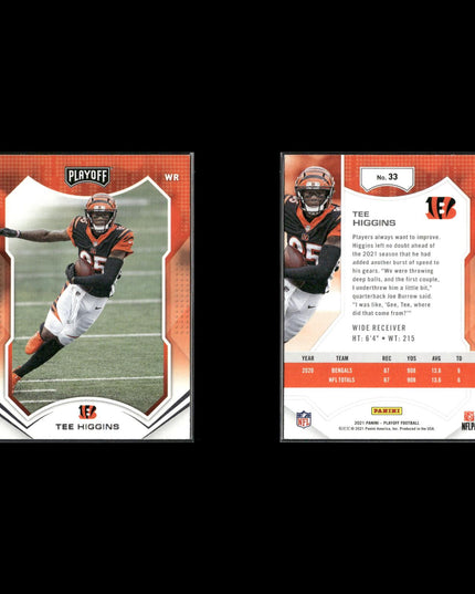 2021 Panini Playoff Football Lot (17 Cards) NFL Trading Cards