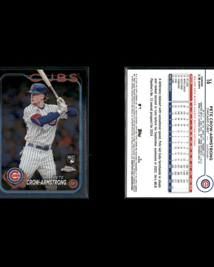 Pete Crow-Armstrong 8-Card Lot Chicago Cubs Top Prospect CF