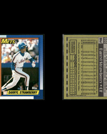 Darryl Strawberry Baseball Lot (19 Cards) Star Player Cards