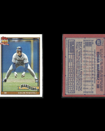 Edgar Martinez 4-Card Lot Seattle Mariners DH HOF Legend