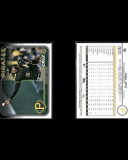 Oneil Cruz 7-Card Lot Pittsburgh Pirates 6’7” SS Power Star