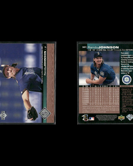 Randy Johnson 12-Card Lot Arizona D-Backs HOF Cy Young