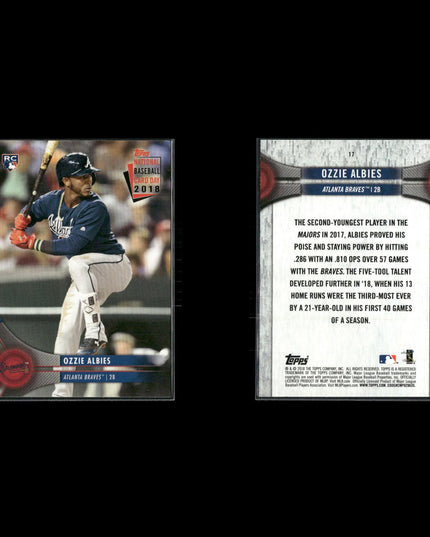 Ozzie Albies 5-Card Lot Atlanta Braves All-Star Switch Hitter