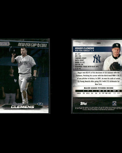 Roger Clemens 10-Card Lot Boston Red Sox “Rocket” 7x Cy Young