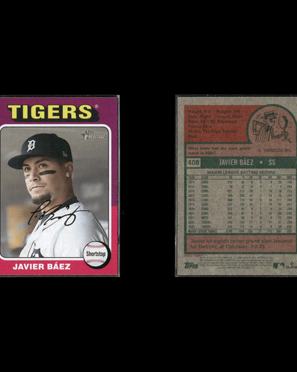 Javier Báez 5-Card Lot Detroit Tigers “El Mago” Shortstop Star