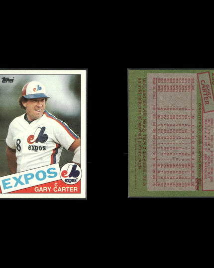 Gary Carter 12-Card Lot Montreal Expos HOF Catcher Icon