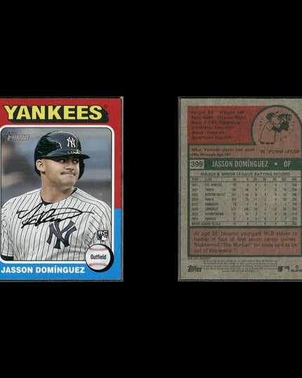 Jasson Domínguez 7-Card Lot NY Yankees “The Martian” Prospect