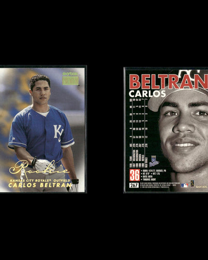 Carlos Beltrán 5-Card Lot NY Mets Switch Hitter Gold Glove Star