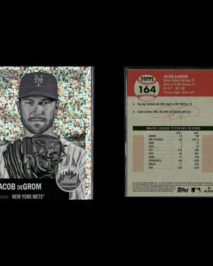 Jacob deGrom 10-Card Lot NY Mets 2x Cy Young Ace “deGOAT”