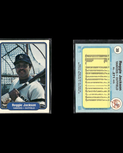Reggie Jackson 8-Card Lot NY Yankees “Mr. October” HOF