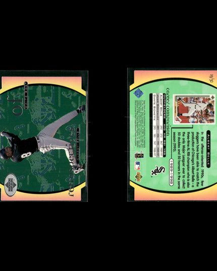 Albert Belle 10-Card Lot Cleveland Indians “Joey Belle” Power Bat