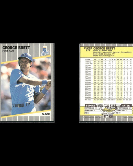 George Brett 10-Card Lot Royals HOF “Pine Tar” Moment Icon