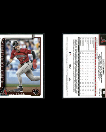 Corbin Carroll 6-Card Lot D-Backs Rookie Sensation All-Star