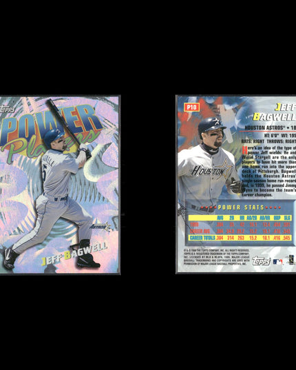 Jeff Bagwell 6-Card Lot Houston Astros HOF MVP Franchise Legend