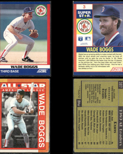Wade Boggs 29-Card Lot Boston Red Sox HOF Batting Champ Legend