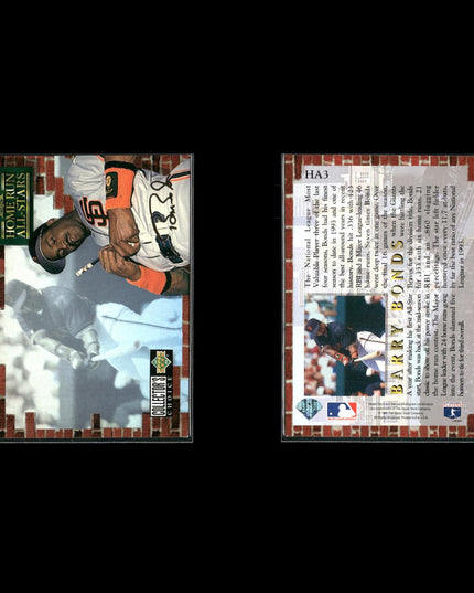 Barry Bonds 18-Card Lot SF Giants HR King 7x MVP Power Hitter