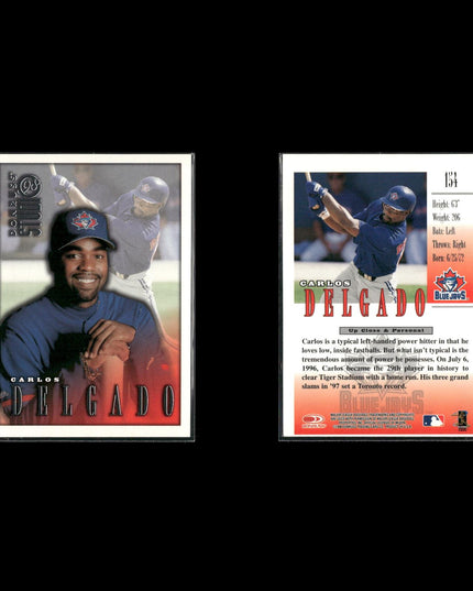 Carlos Delgado 6-Card Lot Toronto Blue Jays Power 1B Icon