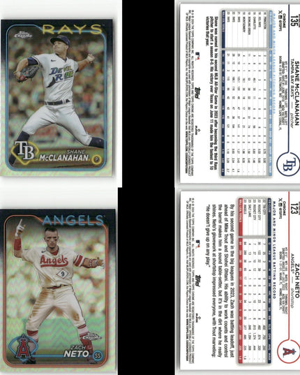 2024 Topps Chrome & Update Refractors Lot (29) RCs, Stars, ASG