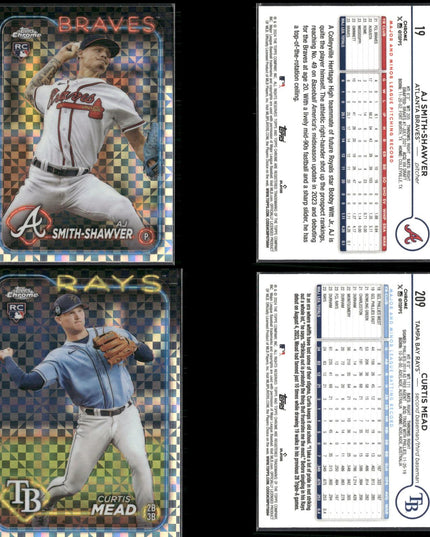 2024 Topps Chrome X-Fractor Lot – 31 Cards – Rookies & Stars