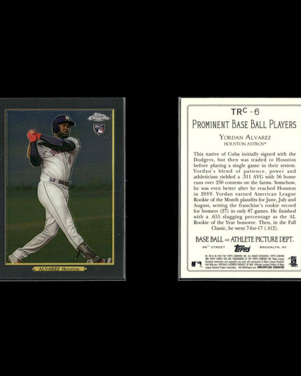 Yordan Alvarez 8-Card Lot Houston Astros Power Hitter ALCS MVP