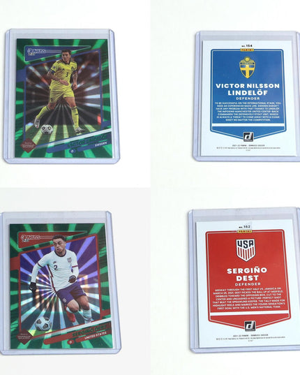 Panini Donruss Soccer Lot (25) w/ 9 PSA Graded Autograph Cards