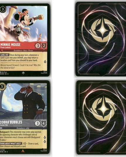 24 Card Rare + Super Rare Lot, Azurite Sea Disney Lorcana Set 6