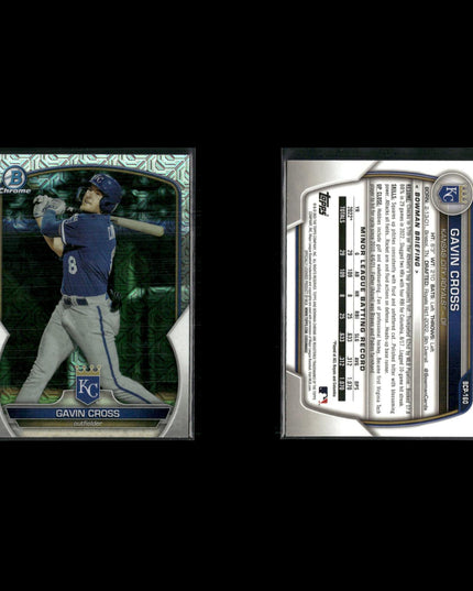 2023-24 Bowman Chrome Prospects Mojo Refractors Lot (7) Druw Jones, Lawlar, Mayer