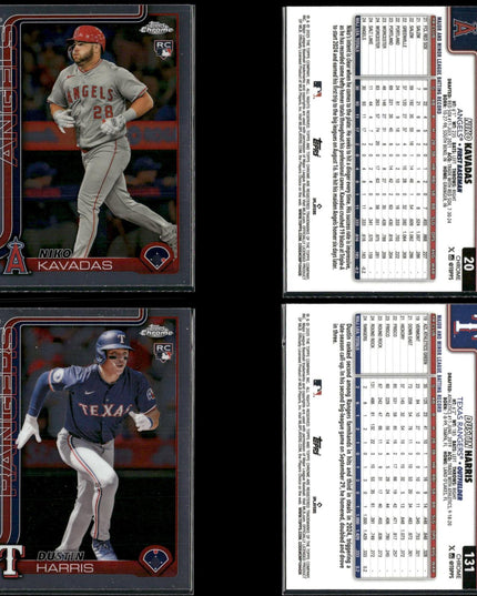 2025 Topps Chrome Rookie Lot (30) w/ Michael Harris II, Jace Jung, Seiya Suzuki RCs