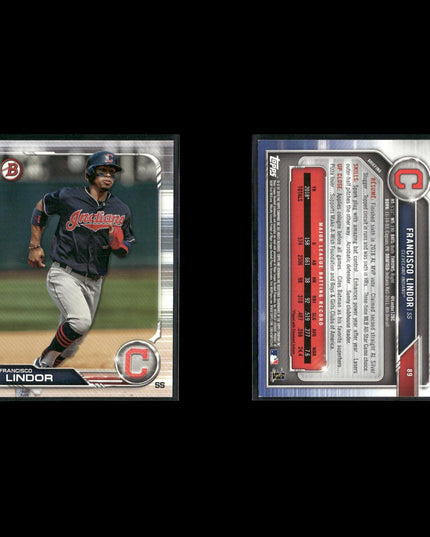 Francisco Lindor 10-Card Lot Mets SS Gold Glove Switch Hitter