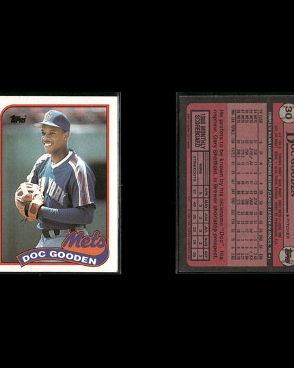 Dwight Gooden 11-Card Lot NY Mets “Doc” Rookie Phenom