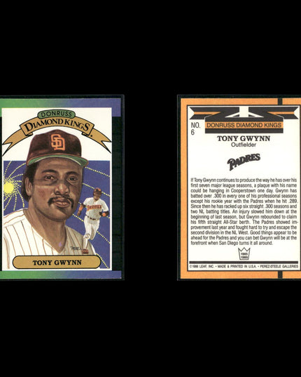 Tony Gwynn 12-Card Lot Padres HOF Batting Champ Legend