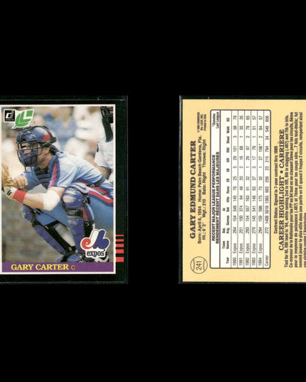 Gary Carter 12-Card Lot Mets 80s HOF Catcher World Series Champ