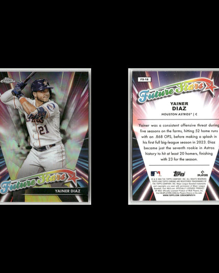 2024 Topps Chrome Future Stars Lot (5) Casas, Yoshida, Morel, Diaz, Pérez