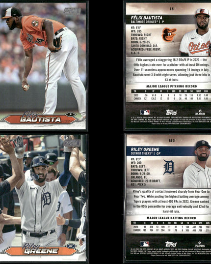 2024 Topps Stadium Club Baseball Lot – 40 Cards – Stars, Rookies