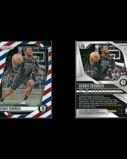 2024-25 Panini Prizm Red White Blue Lot (5) w/ Kuminga, Dillon Brooks, Nembhard RC