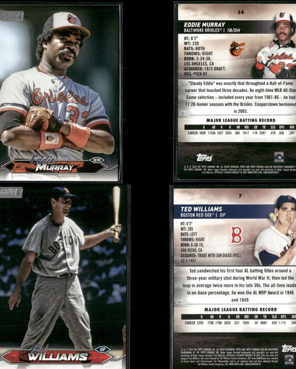 2024 Topps Stadium Club Legends Lot – 26 Cards – HOF Stars & Vintage Icons