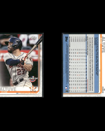 Jose Altuve 10-Card Lot Houston Astros MVP All-Star World Series Champ