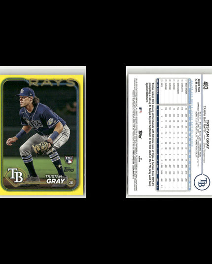 2024 Topps Parallel Lot (11) Royal Blue, Yellow, Holiday – RCs & Vets