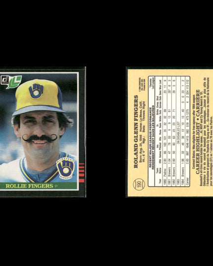 Rollie Fingers 6-Card Lot Oakland A’s HOF Mustache Closer
