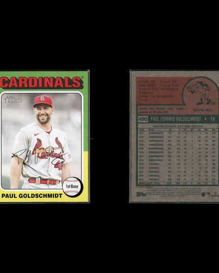 Paul Goldschmidt 6-Card Lot St. Louis Cardinals MVP 1B
