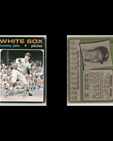 6-Card Lot Vintage 1971 Topps Chicago White Sox | MLB Baseball Trading Cards
