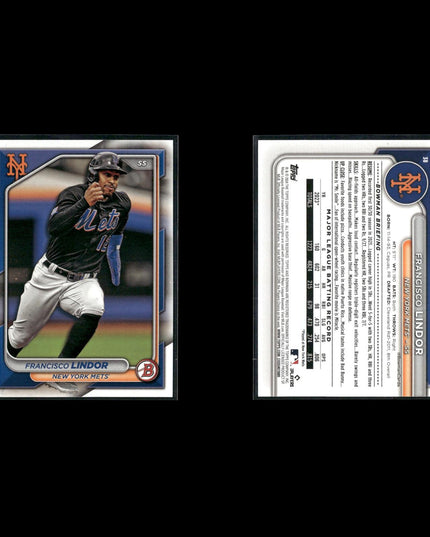 Francisco Lindor 11-Card Lot NY Mets “Mr. Smile” SS All-Star