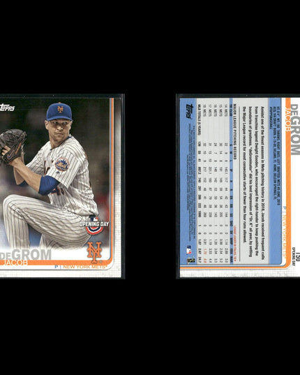Jacob deGrom 10-Card Lot NY Mets 2x Cy Young Ace “deGOAT”