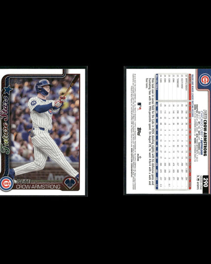 Pete Crow-Armstrong 8-Card Lot Chicago Cubs Top Prospect CF