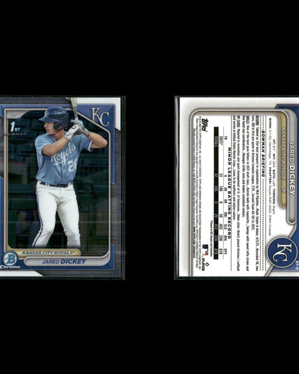 2023-24 Bowman Chrome Prospects Mojo Refractors Lot (8) Bowman 1st Card