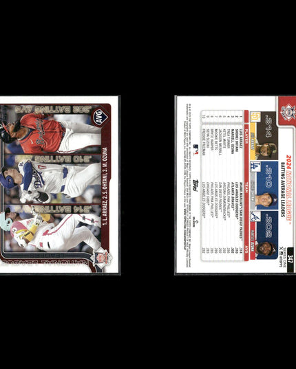 Luis Arraez 12-Card Lot Miami Marlins “La Regadera” Batting Champ