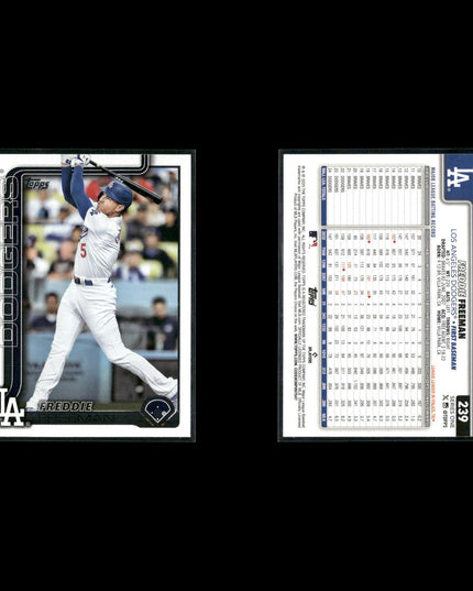 Freddie Freeman 6-Card Lot Atlanta Braves MVP Era Cards